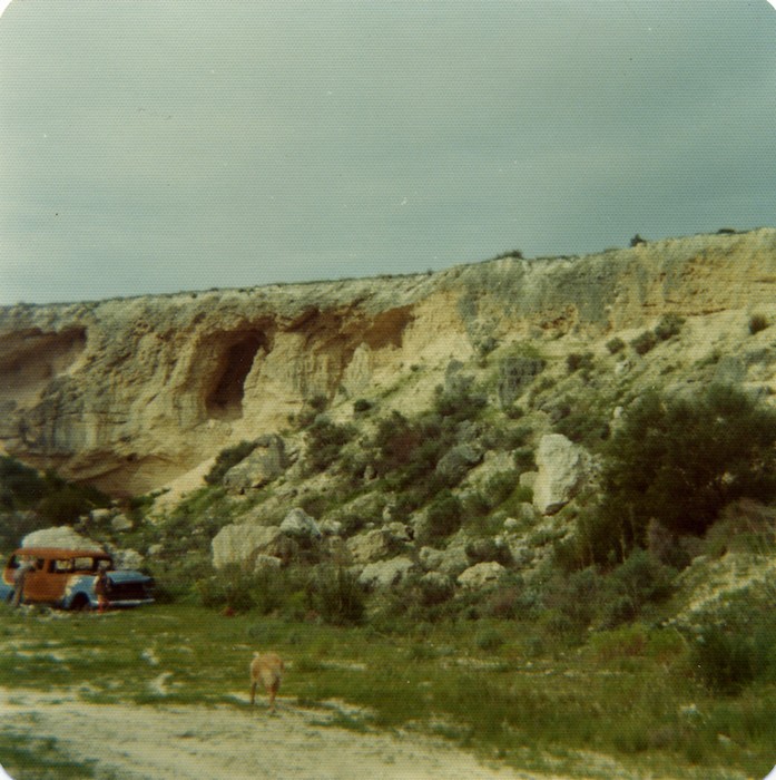 Quarry over the hill from Azelia Ley Homestead