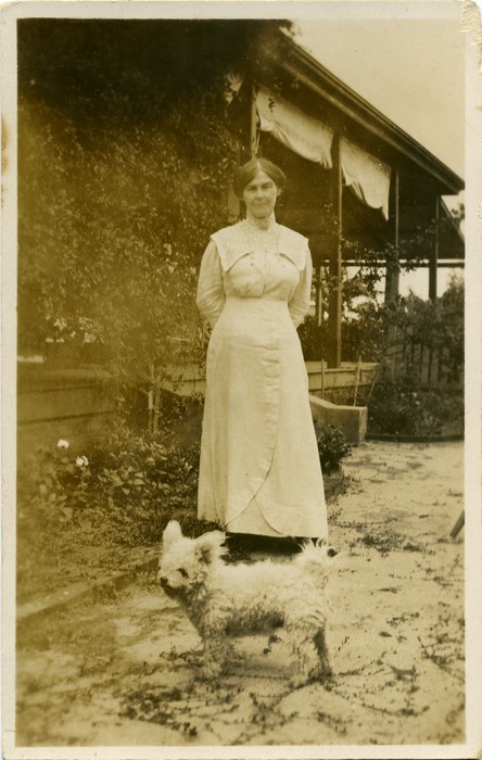 Nurse with dog 