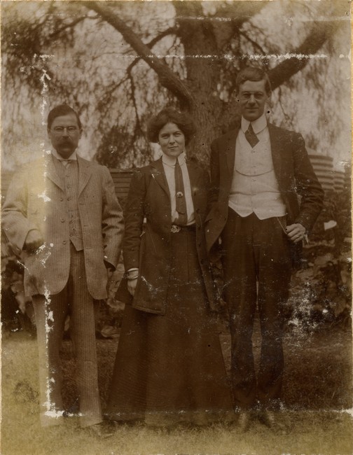 Alfred Manning, [Marjorie O'Connor?], Murtagh O'Connor