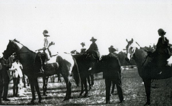 Ladies on horseback in Horse Show 1933