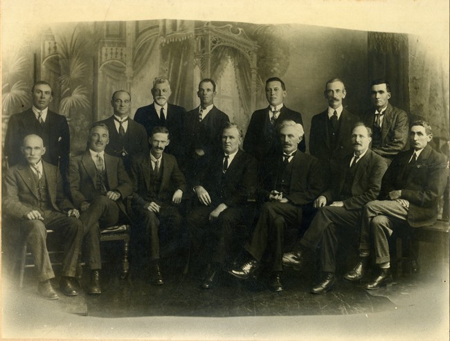 Photograph of group of gentlemen